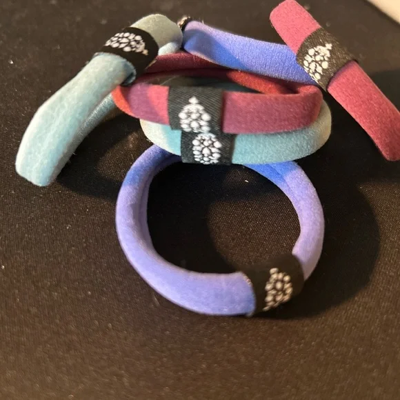 Free People Movement Hair Ties Set of 6 NWOT - Picture 2 of 3